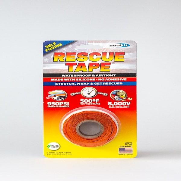 Rescue Tape Rescue Tape Orange 1 in. W X 12 ft. L Silicone Tape RT12012BOR - main